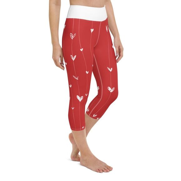 Vastitch Falling Hearts Capri Size Small - Picture 3 of 13